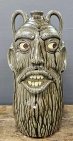 2001 Michael & JH Perdue Double Face Jug #5