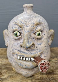 Marvin Bailey Cigar Face Jug