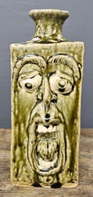 W.D. Flowers #1 'Brick' Face Jug