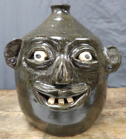 Reggie Meaders Face Jug 1892-1992