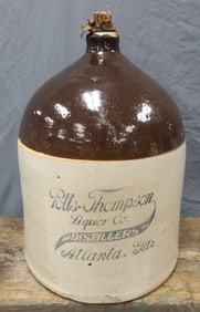 Early Potts-Thompson Atl., GA Liquor Co. 3gal Jug