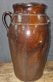 Fine Cleburne Co. Alabama Coggle Wheel Decorated 3 Gallon Churn