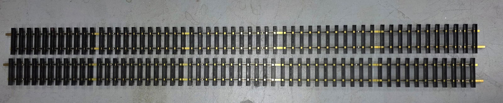 Aristo-Craft Solid Brass G-Scale 60.5 Long Track: Aristo-Craft Solid Brass G-Scale 60.5 Long Straight Track lot of Two.