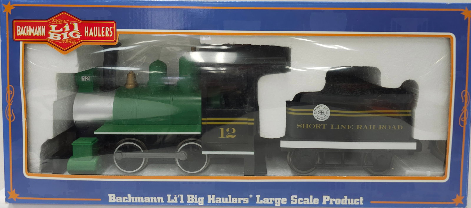 Bachmann G-Scale Shortline RR Locomotive & Tender: Bachmann G-Scale Shortline RR Locomotive & Tender, New in box