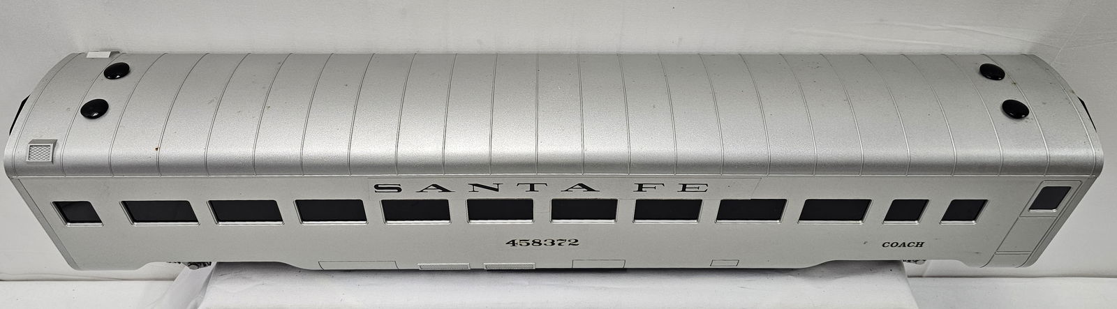 LGB G-Scale Santa Fe Coach Car: LGB G-Scale Santa Fe Coach Car, C-7, No box, approx. 30" L.