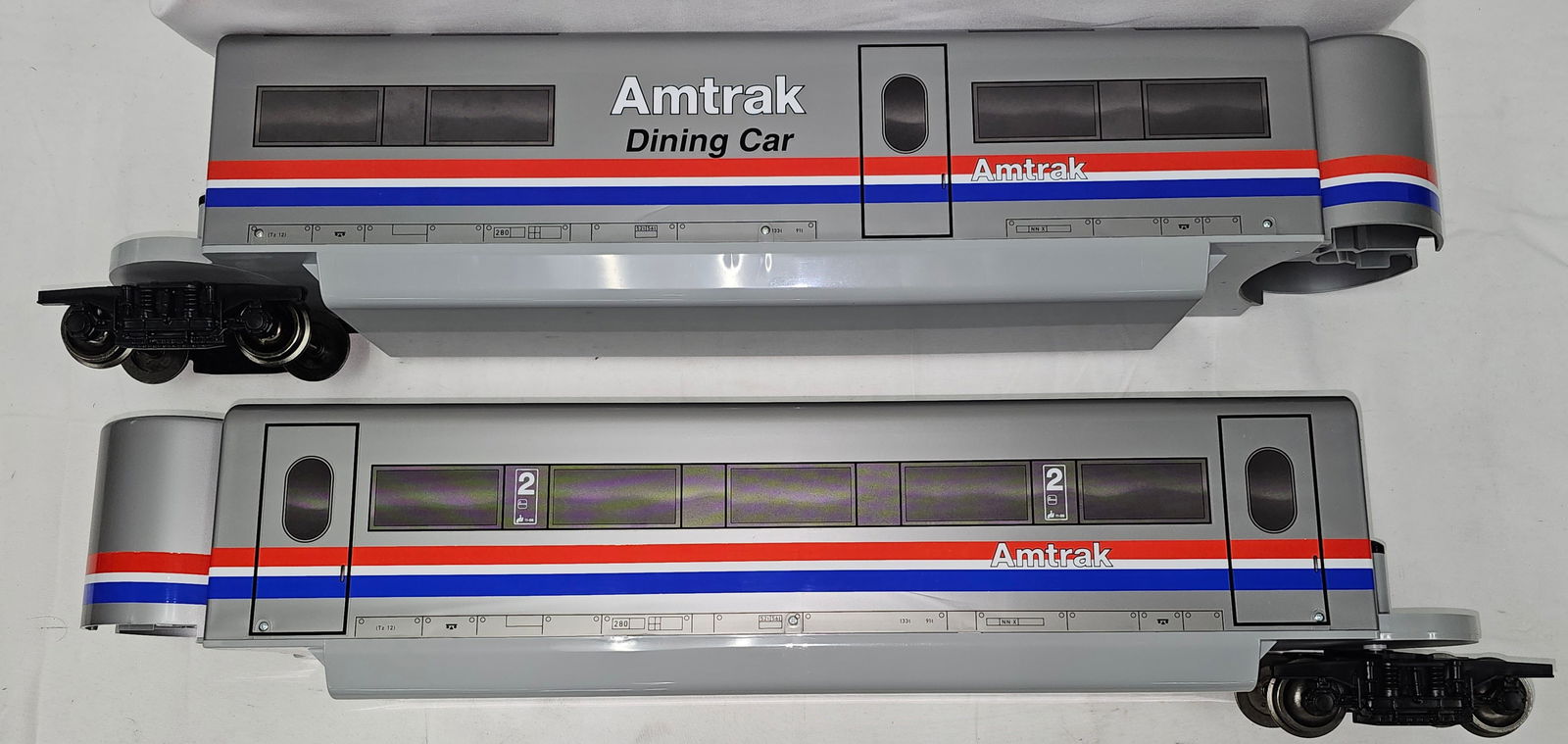 LGB G-Scale Amtrak Dinging & Psngr Car Lot (1 of 7)