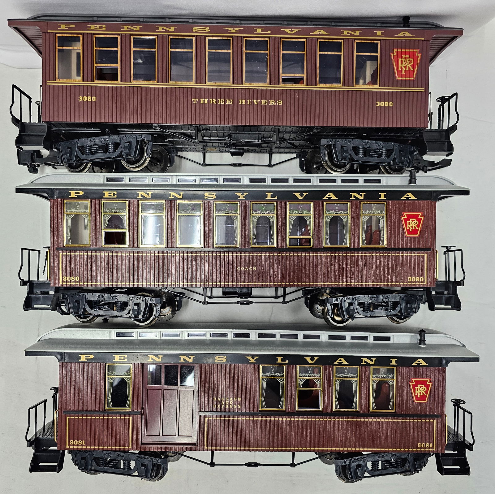 LGB Pennsylvania Railroad Passenger Car Lot of 4 (1 of 4)