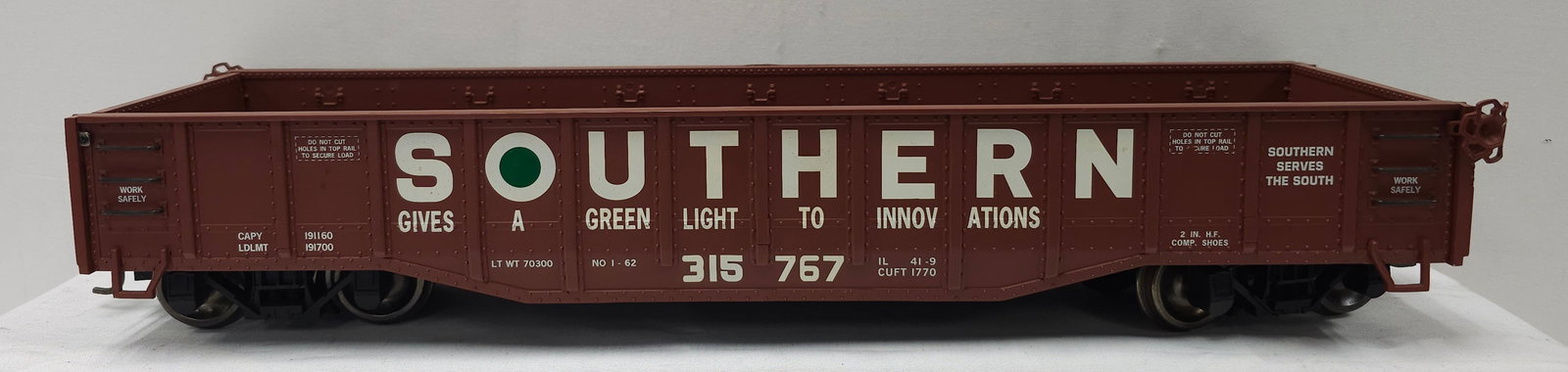 Aristo-Craft G-Scale Southern Gondola: Aristo-Craft G-Scale Southern #315767 Gondola, C-8.