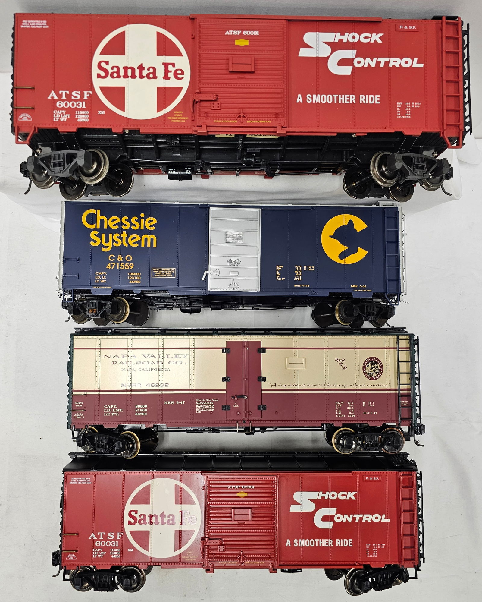 Aristo-Craft G-Scale Boxcar Lot of 4 (1 of 3)
