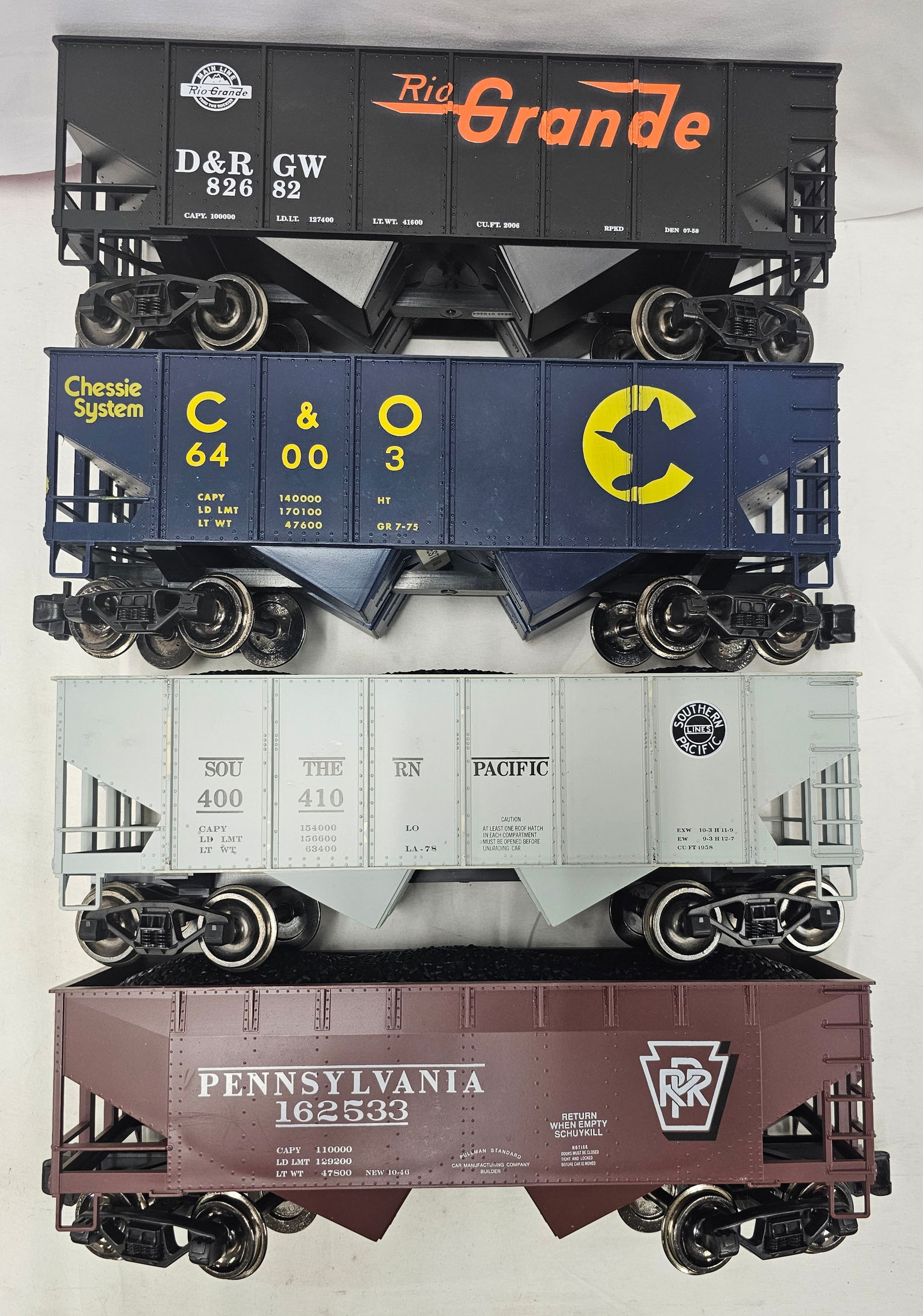 Piko G-Scale 2-Bay Coal Hopper Cars W/ Coal (1 of 4)