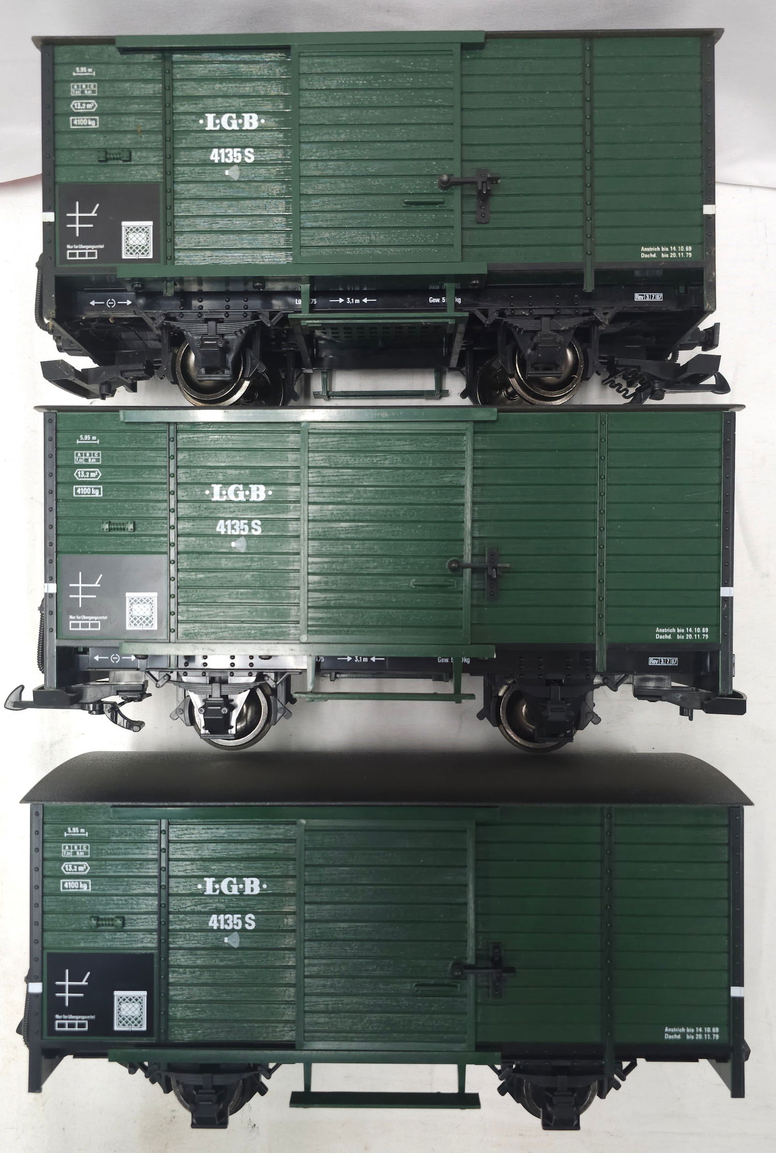 LGB G-Scale 4135S Boxcar Lot of 3 (1 of 5)