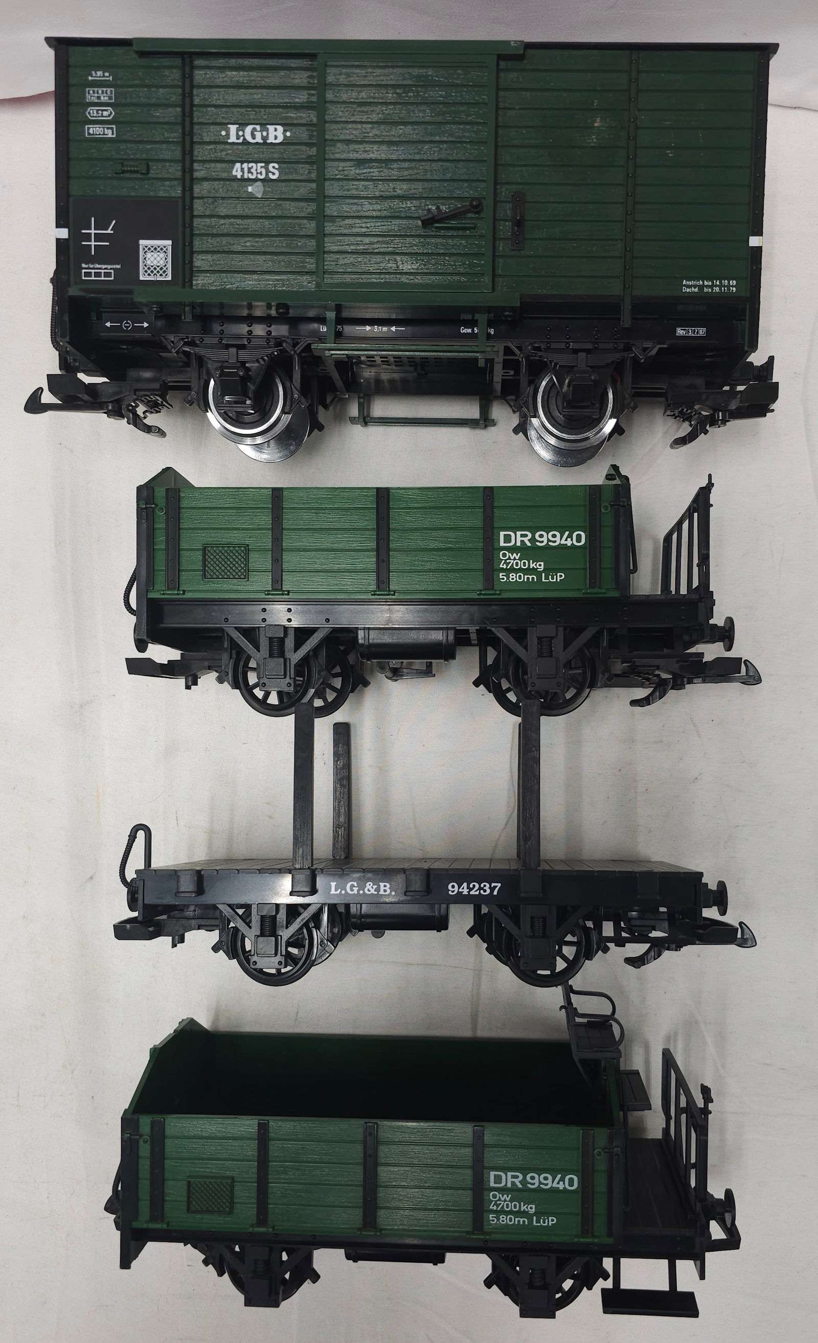 LGB G-Scale Freight Car Lot of 4 (1 of 5)