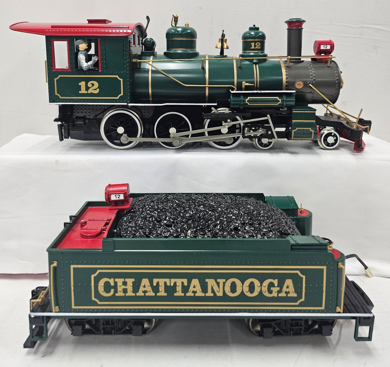 Bachman G-Scale #12 Steam Locomotive & Tender (1 of 5)