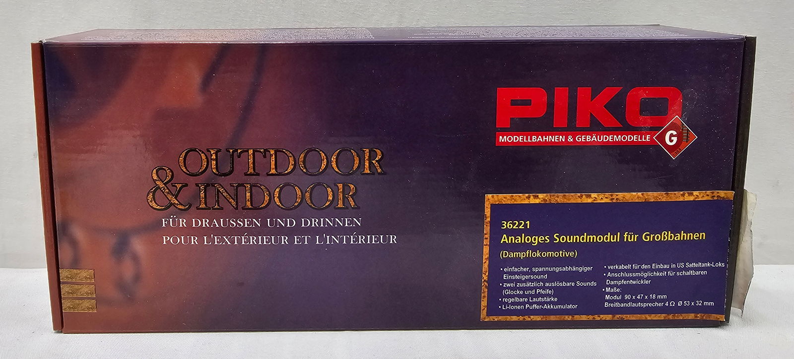 Piko G-Scale Digital Sound Module NIB: Piko 36221 G-Scale Digital Sound Module, New In Box.