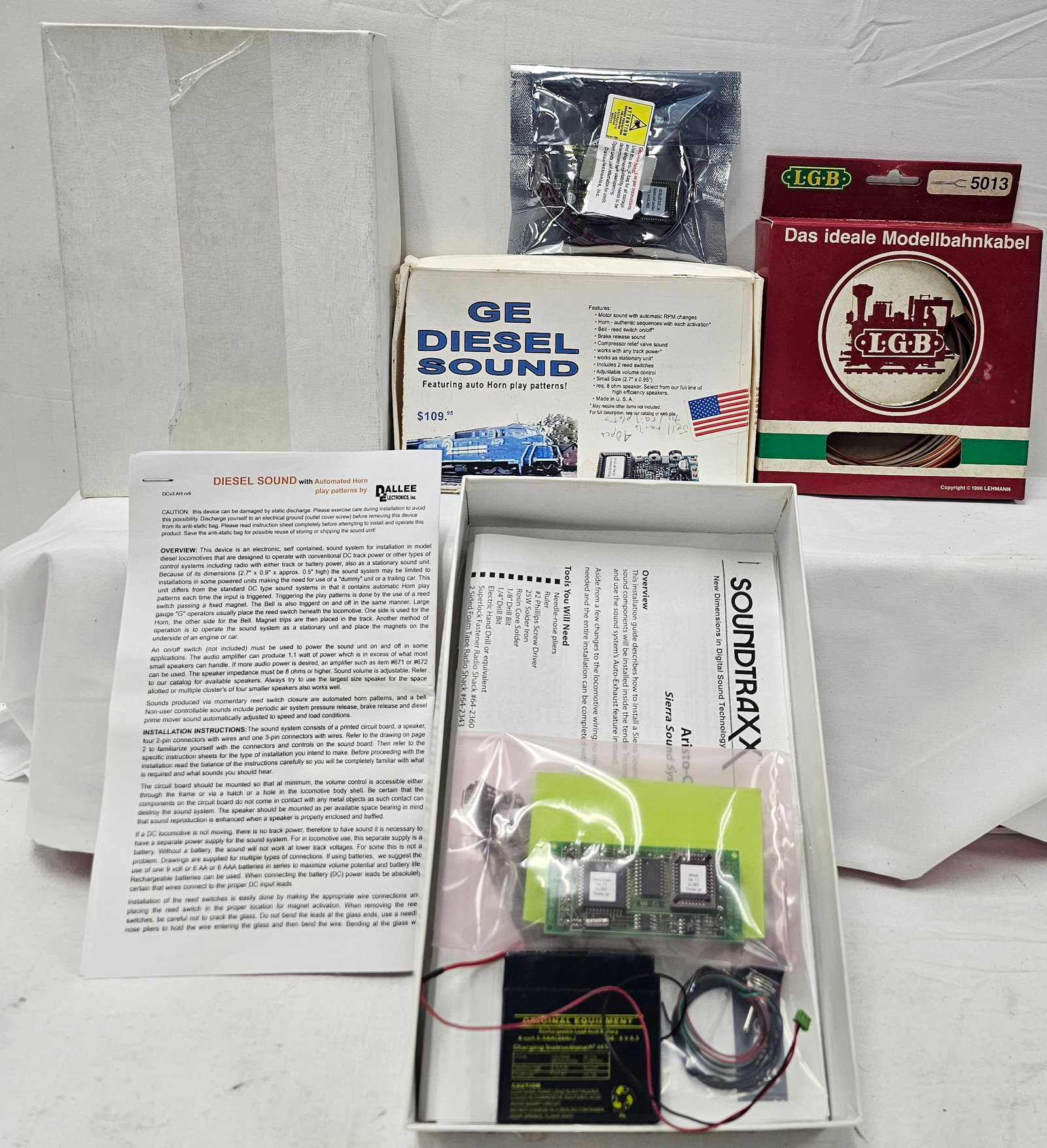 G-Scale Sound System Lot & LGB Wiring (1 of 5)