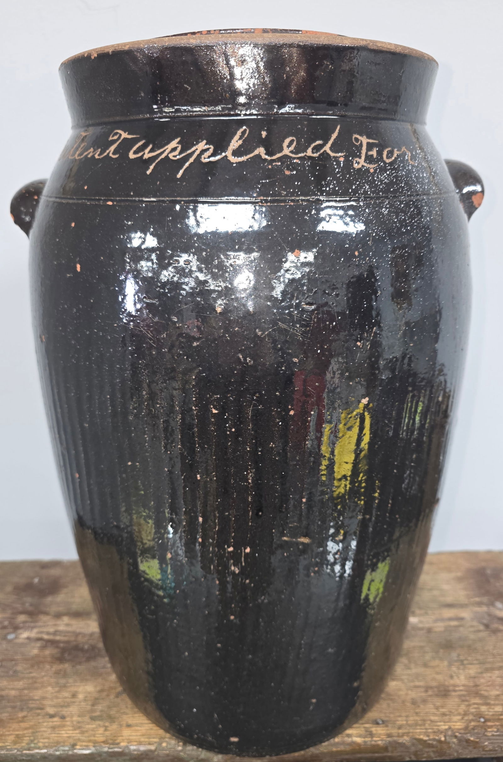 Early WTB Gordy Pat. Applied For 5gal Homebrew Jar: Early WTB Gordy (1857-1955) Pat. Applied For Five Gallon Homebrew Crowk-Jar with script wrighting around the shoulder. Significant and desirable example only a few are known left in this state, this e