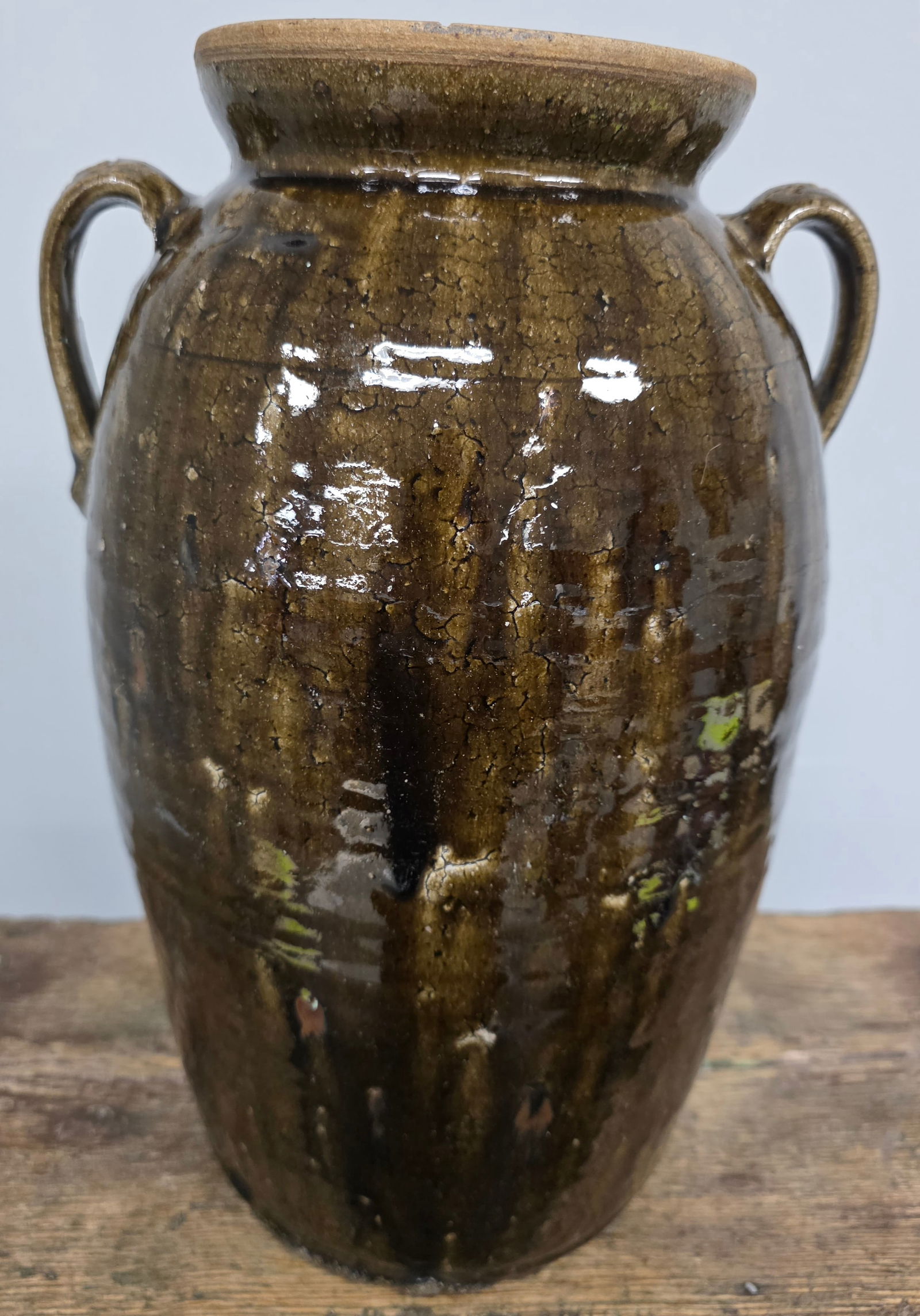 Billy Merritt Signed WD 3gal Crawford County Jar (1 of 6)