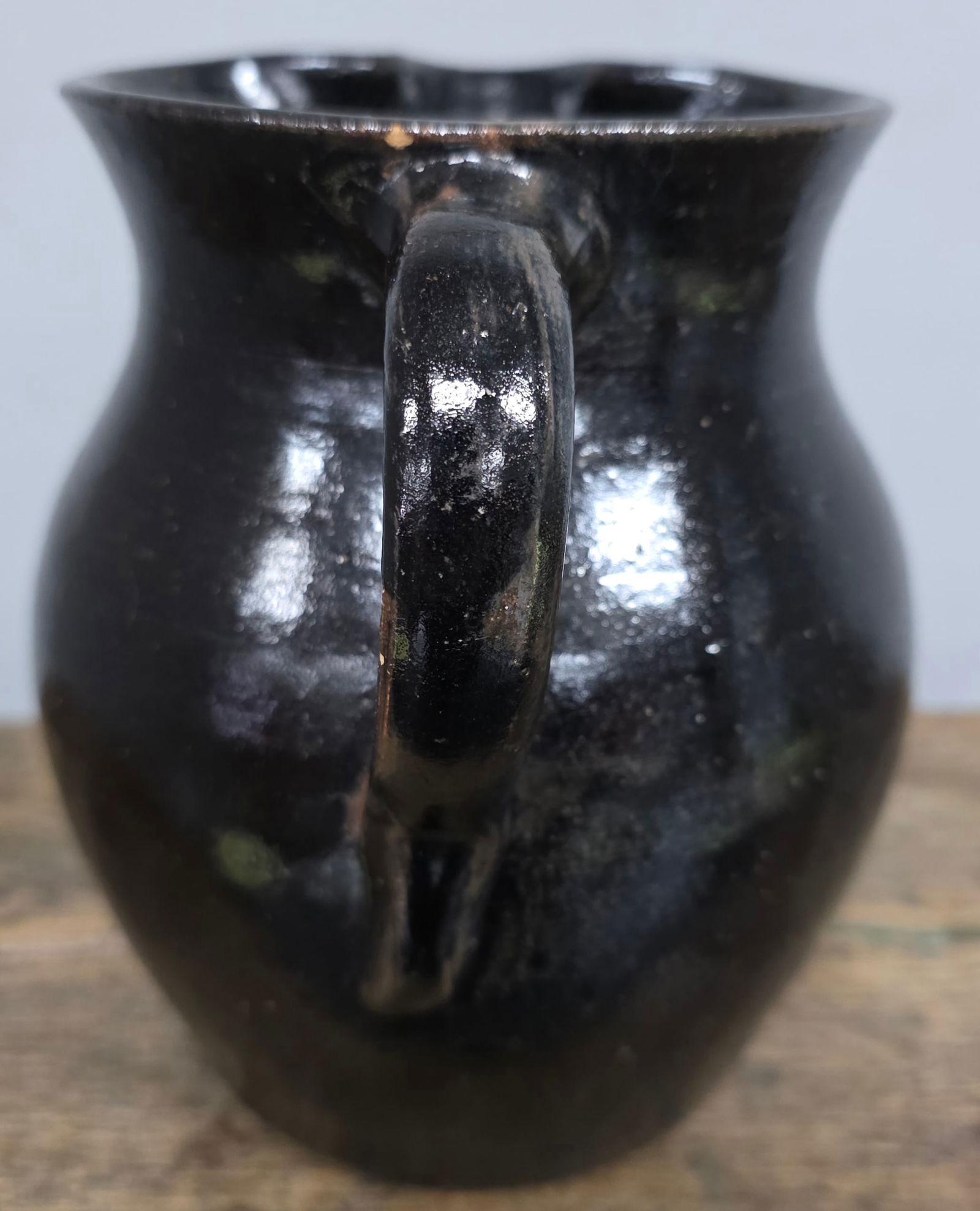 H Henry Pottery Signed EJ Brown Pitcher - 4