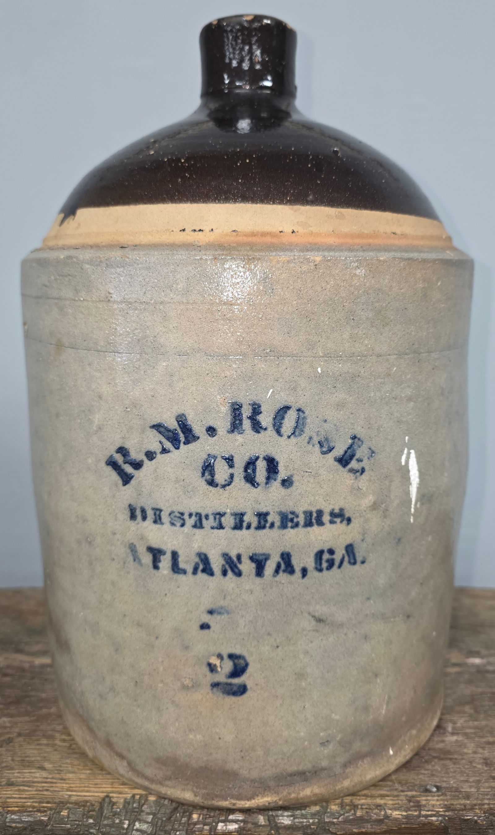 R.M. Rose Co. Distillers Atlanta, Ga. 2 Gal Jug (1 of 4)