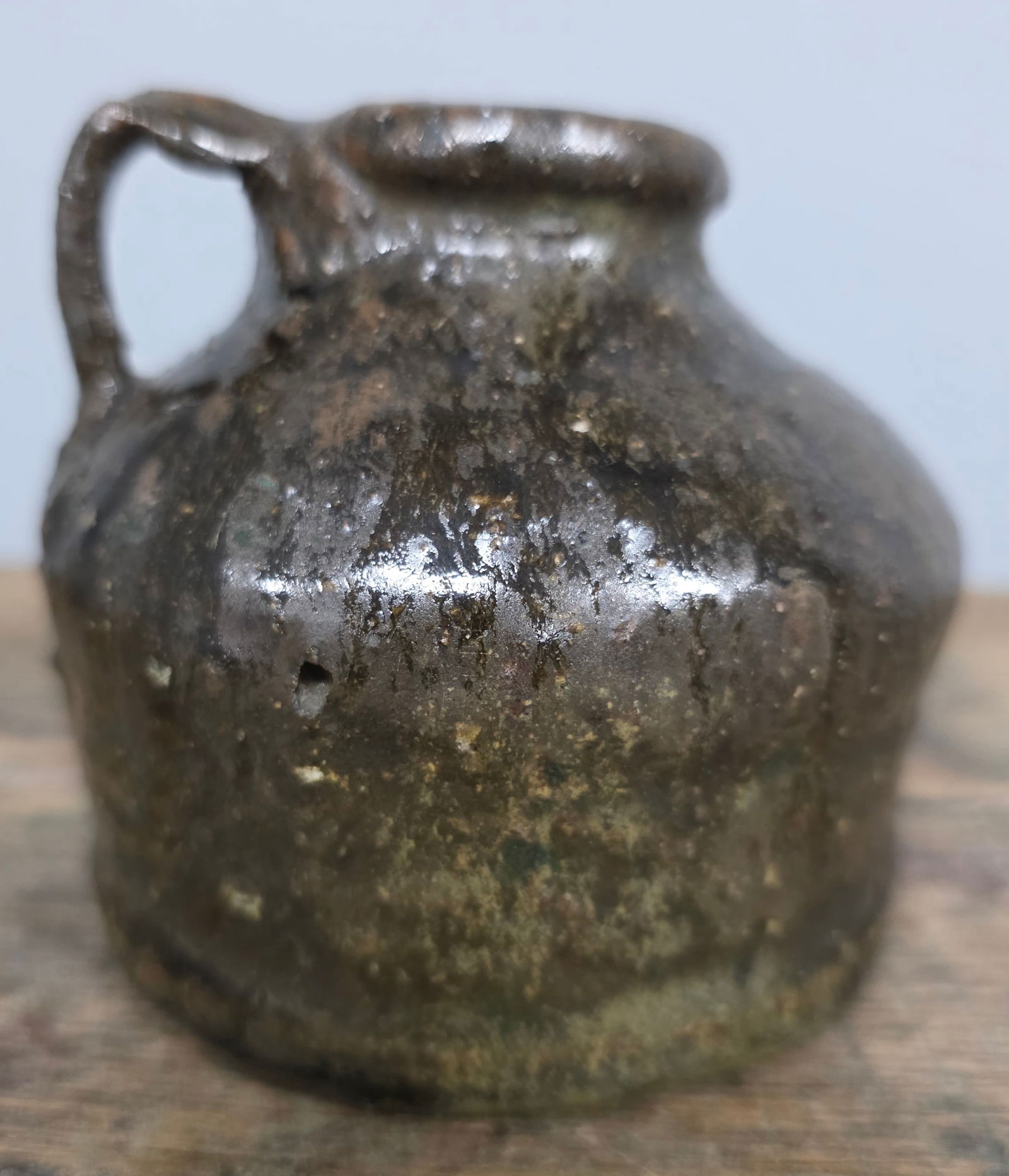 Rare 1850s Half Pint White County Georgia Jug (1 of 5)