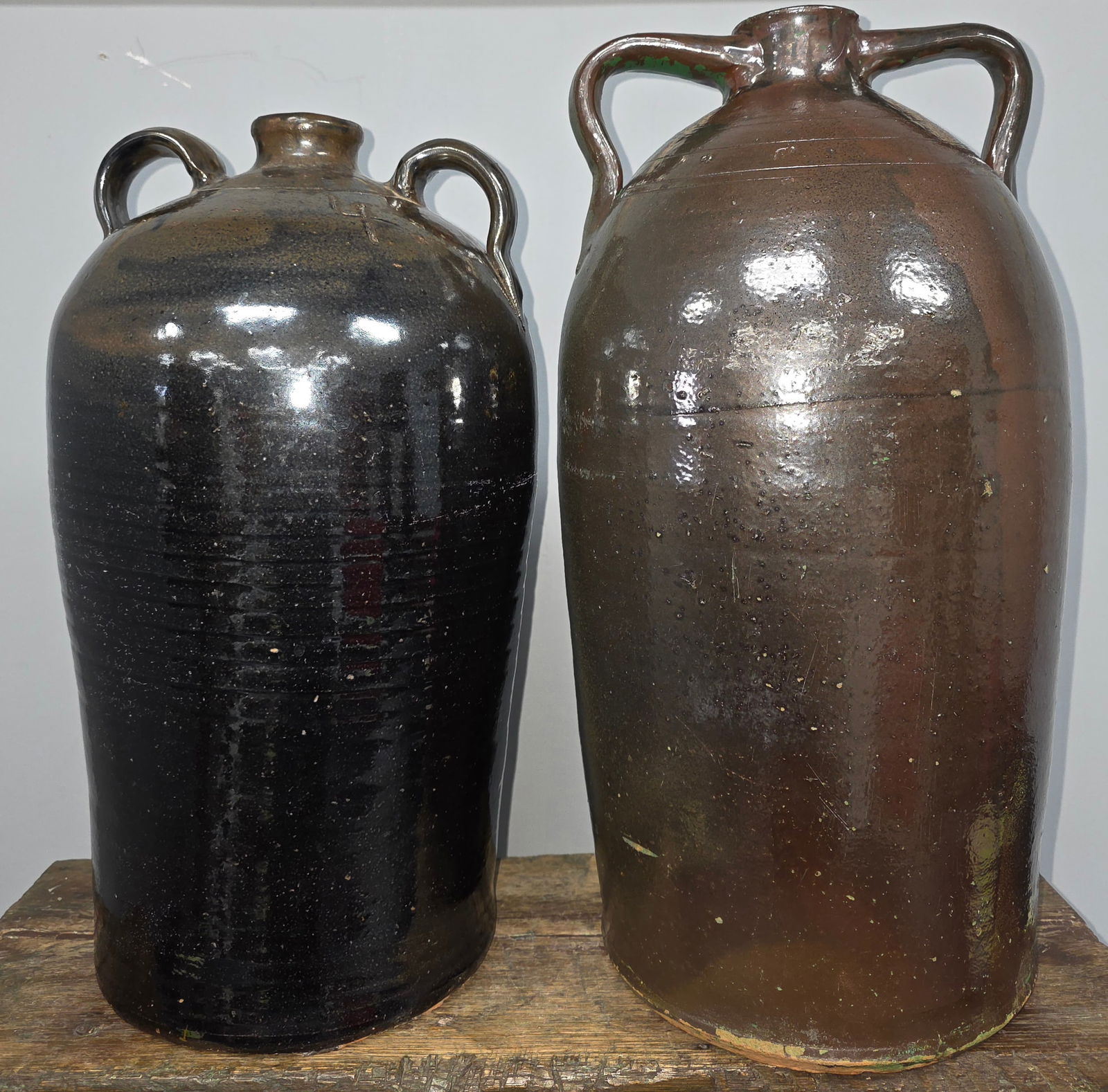 Georgia Sorghum Jug Lot of Two (1 of 4)