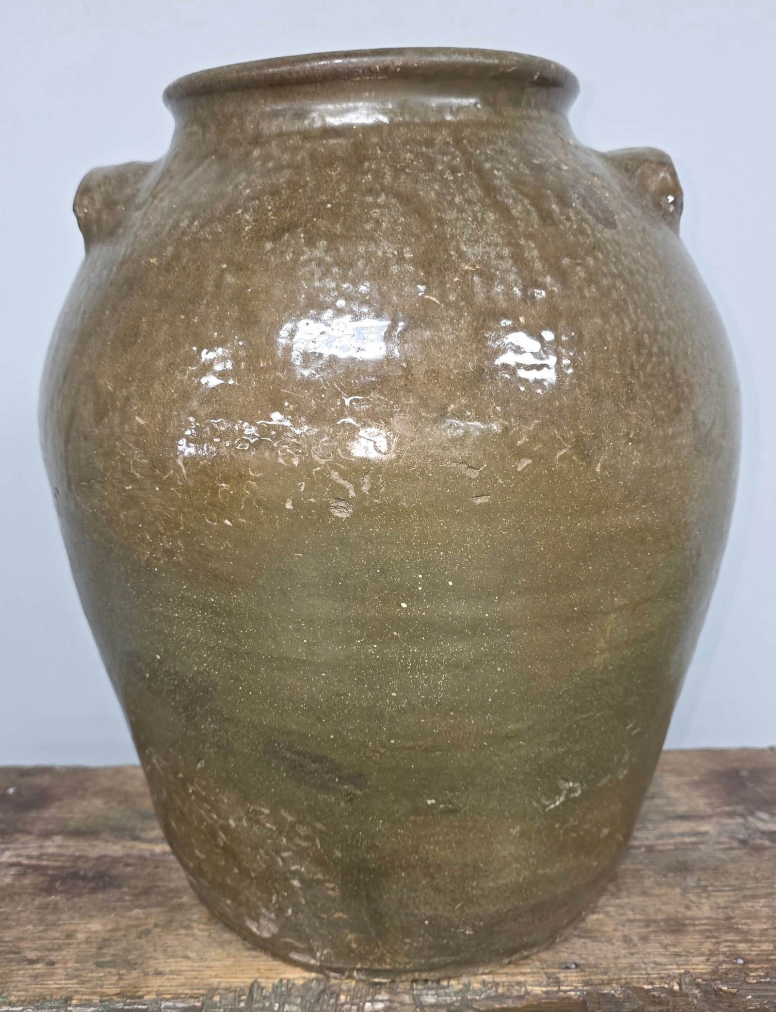 1840-50s Edgefield SC 5 Gallon Storage Jar (1 of 4)