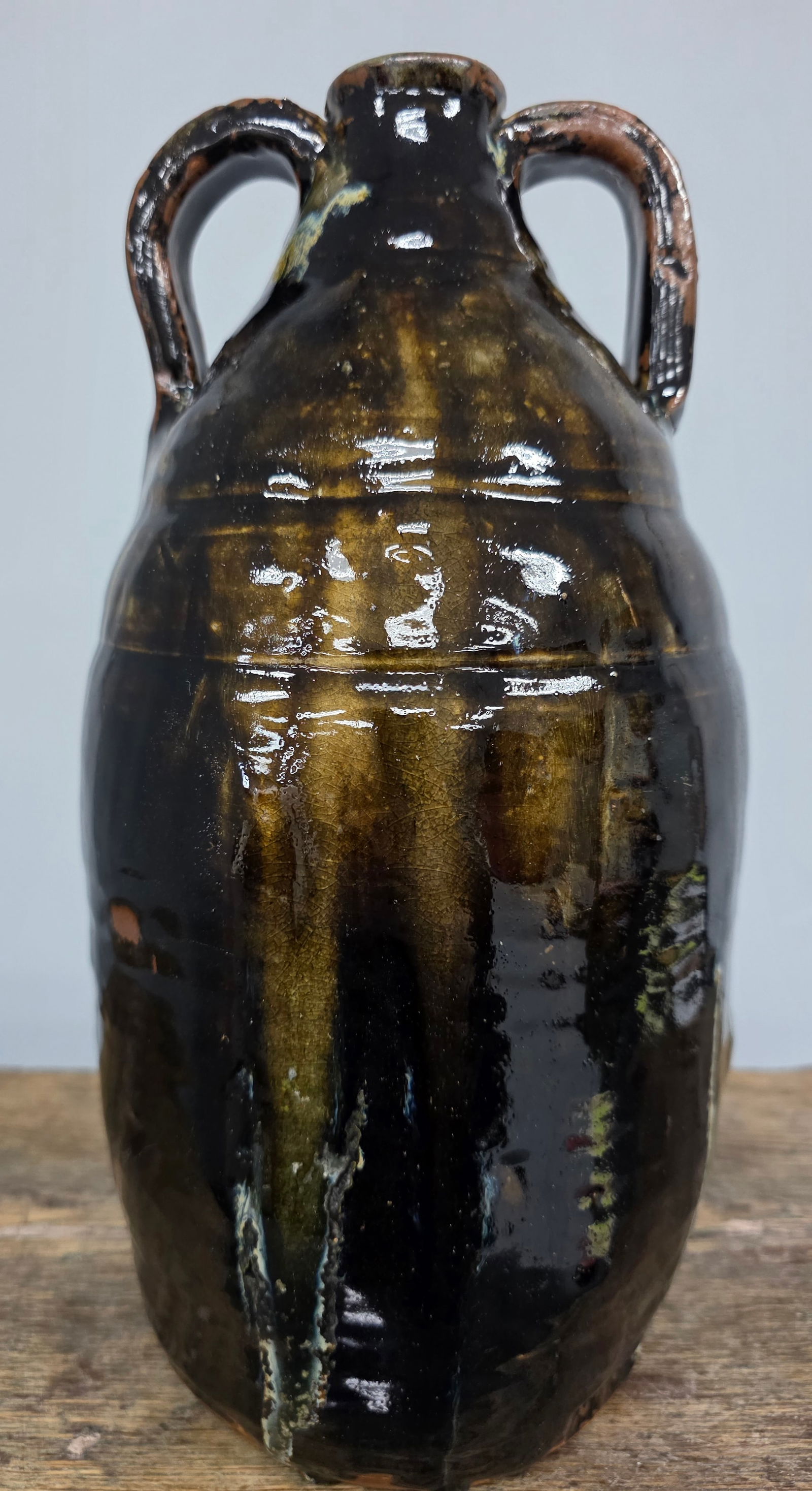 Sigend Marie Rogers Double Handle Jug: Sigend Marie Rogers Double Handle Jug in collector grade condition, no damage or repairs. Standing: 12" Tall