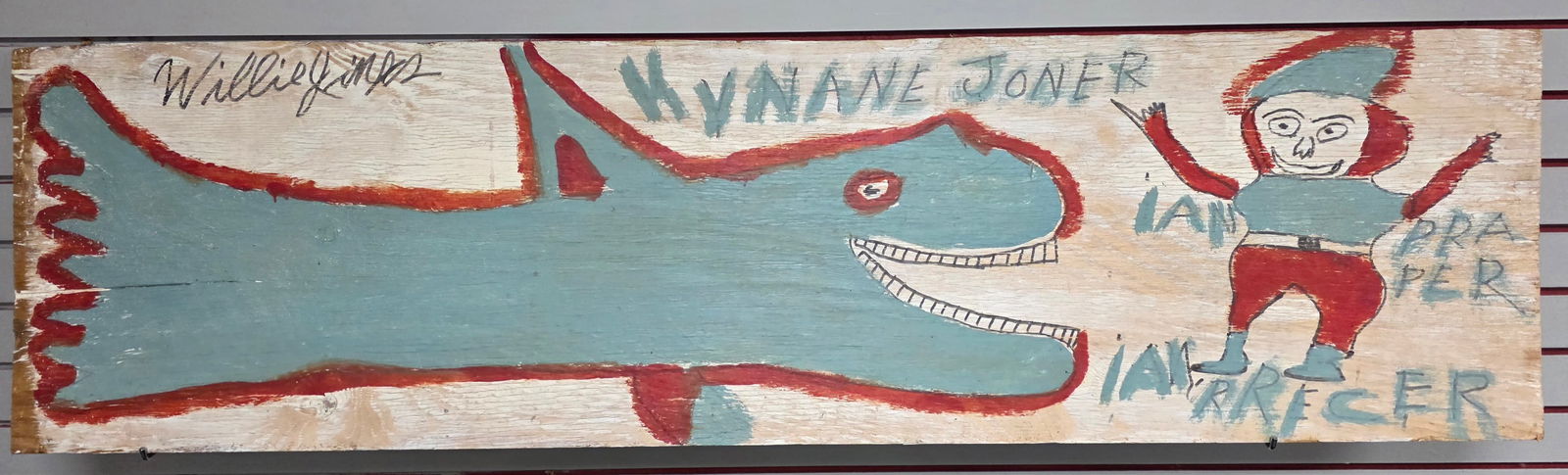 Willie Jinks Folk Art Painting Jonah & The Whale (1 of 1)