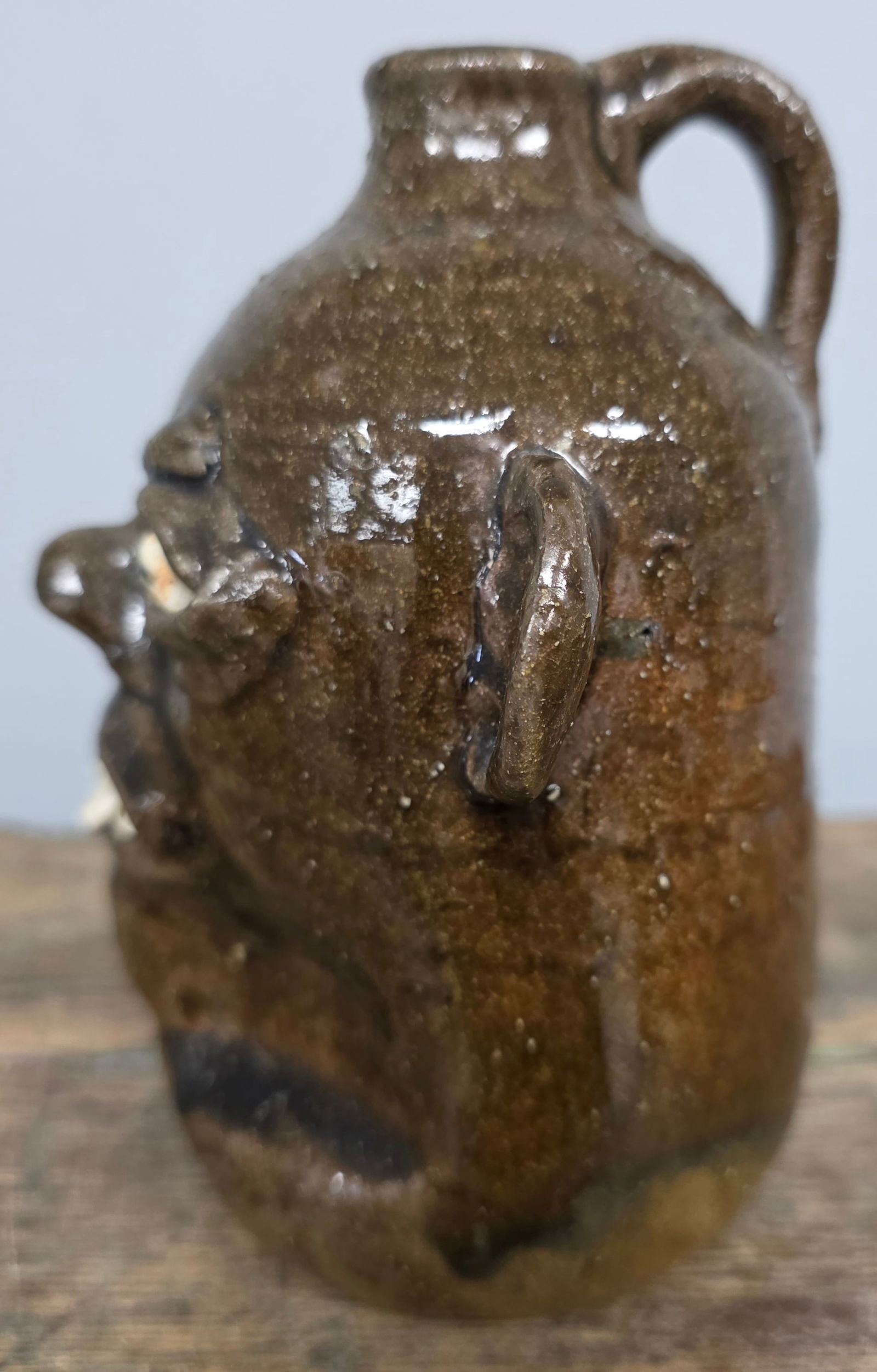 Matthew Hewell Quart Face Jug - 4