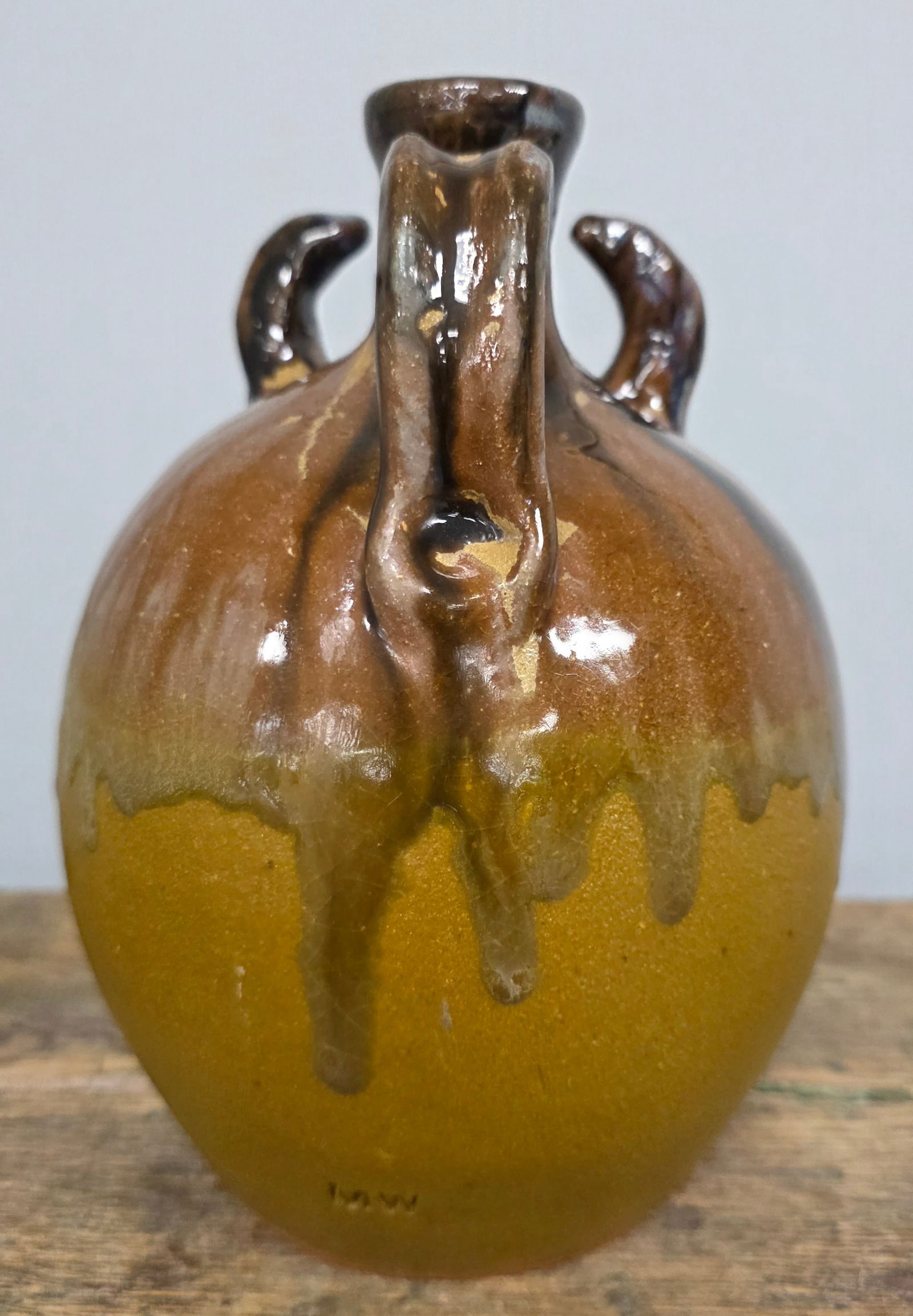 Mike Williamson Devil Pumpkin Face Jug - 3