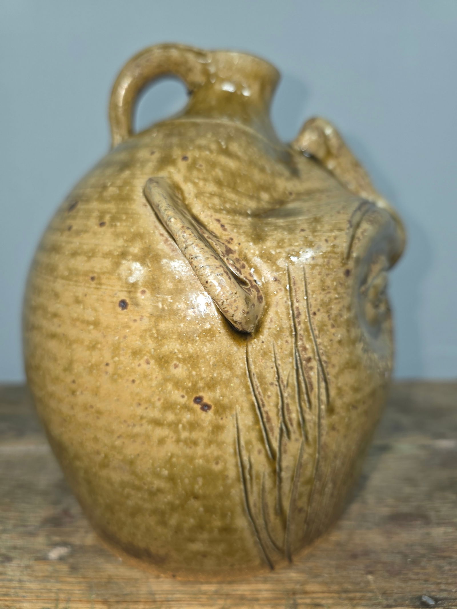 Otis Norris Upside Down Face Jug - 4