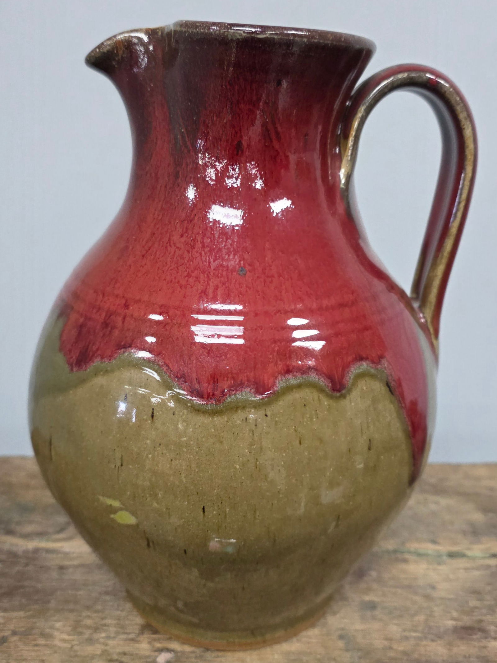 Vernon Owens 2002 Jugtown Double Dipped Pitcher (1 of 5)