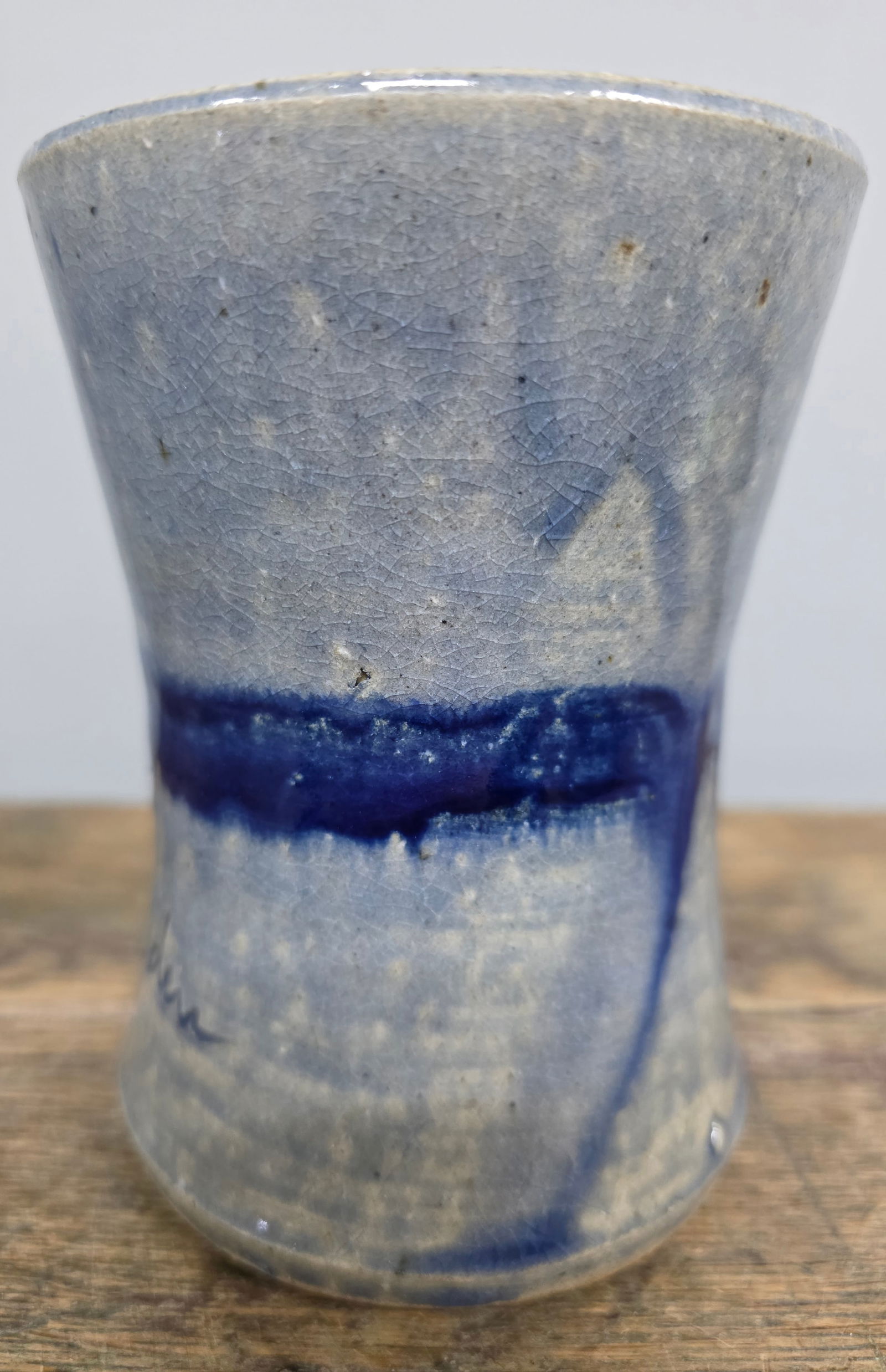 Signed David Meaders Utensil Holder - 2