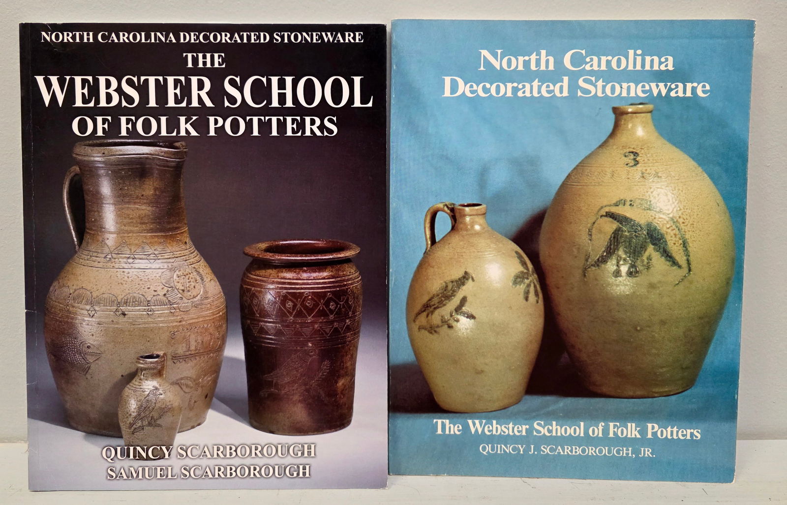 Webster School & North Carolina Decorated Stoneware Book Lot: Webster School & North Carolina Decorated Stoneware Book Lot