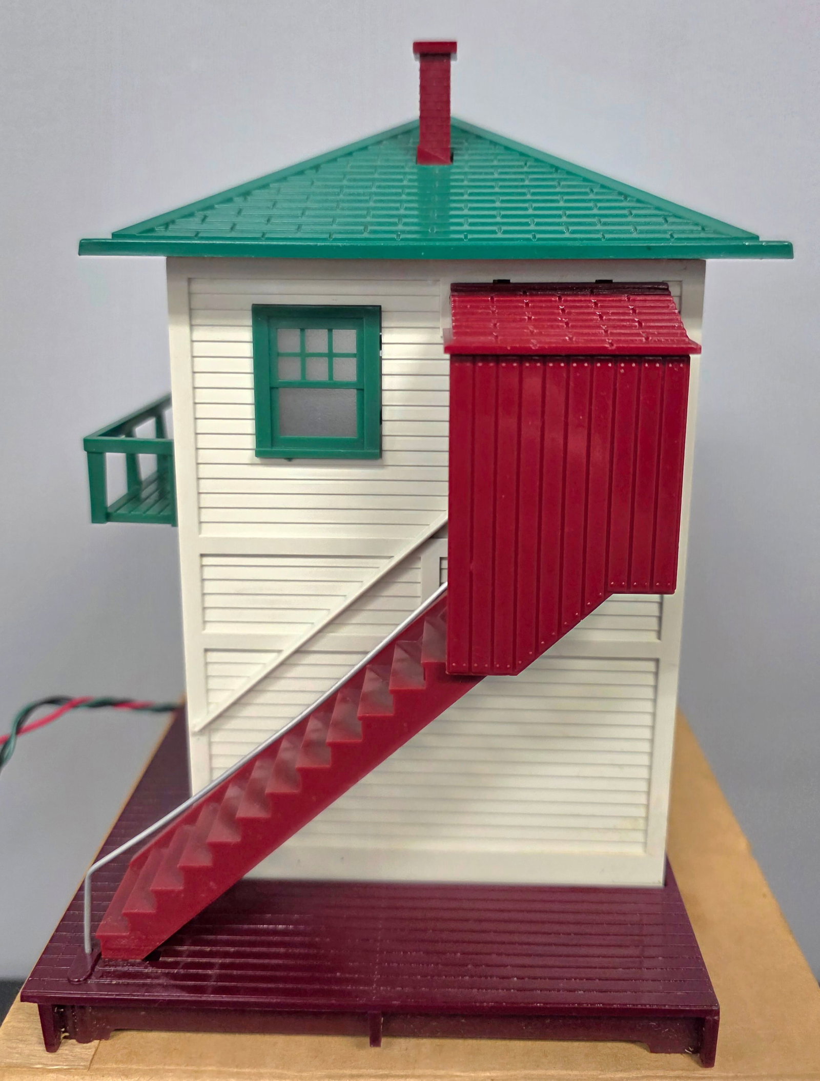 Lionel Post War #445 Operating Switch Tower W/ Box - 3