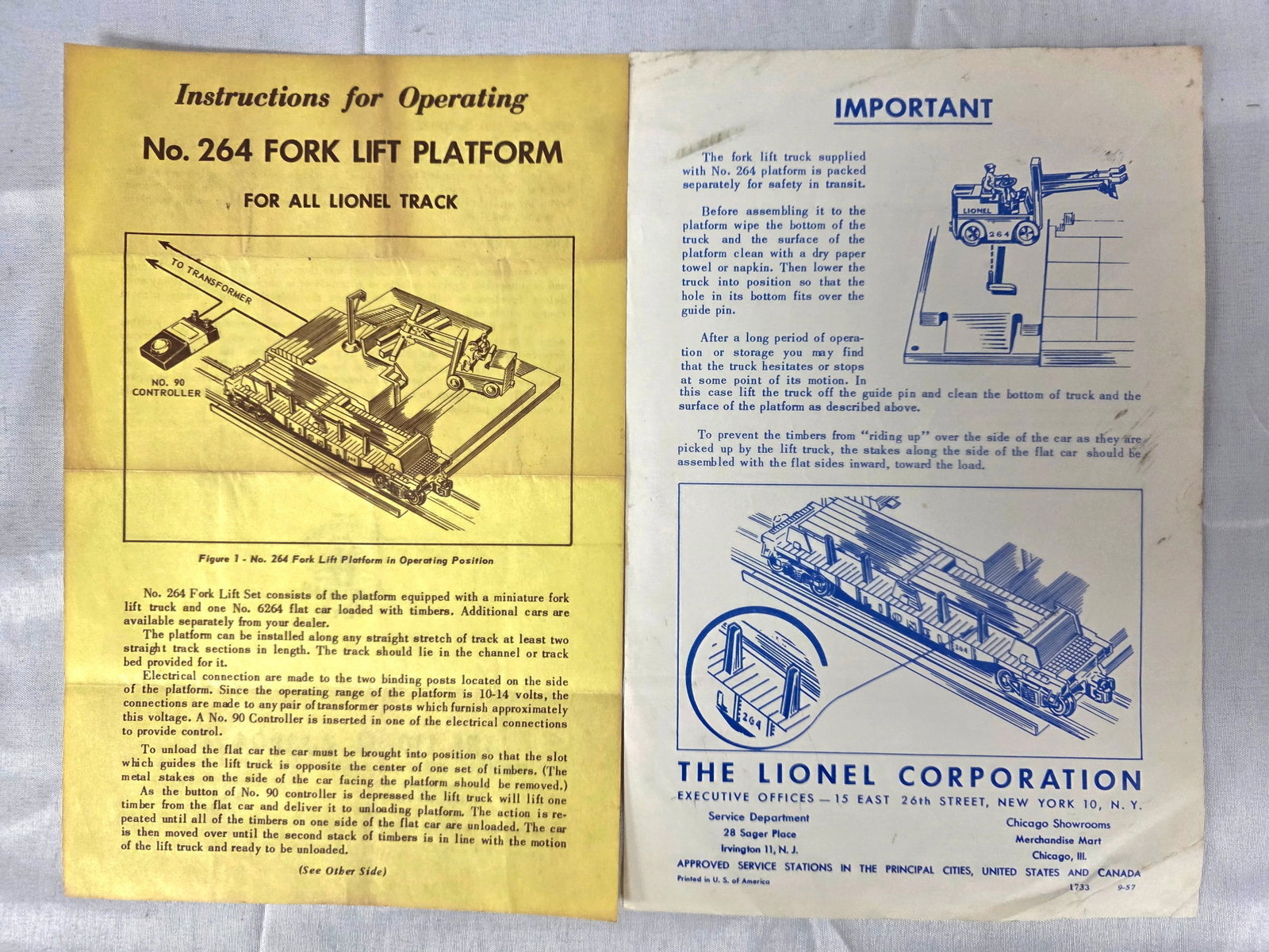 Lionel Postwar 264 Instruction Manual (1 of 2)