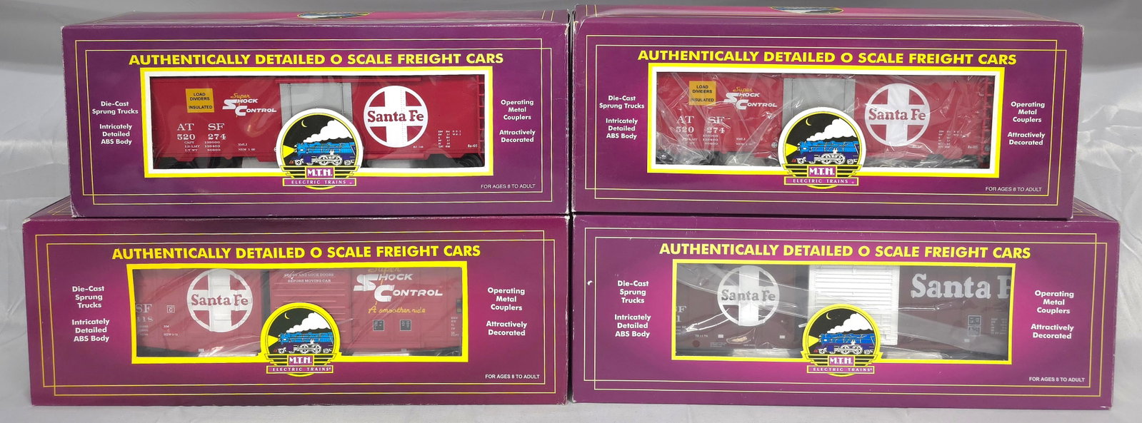 MTH Rolling Stock Car Lot of 4 (NIB) C-10 (1 of 2)