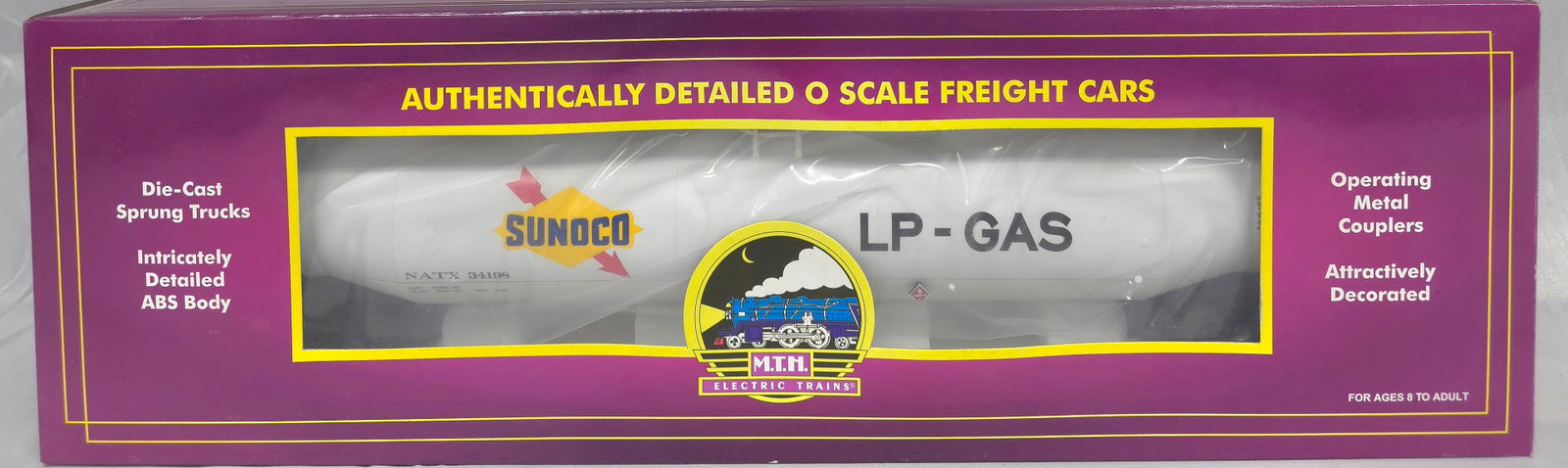 MTH Sunoco 33K Gallon Tank Car, C-10 (NIB) (1 of 2)