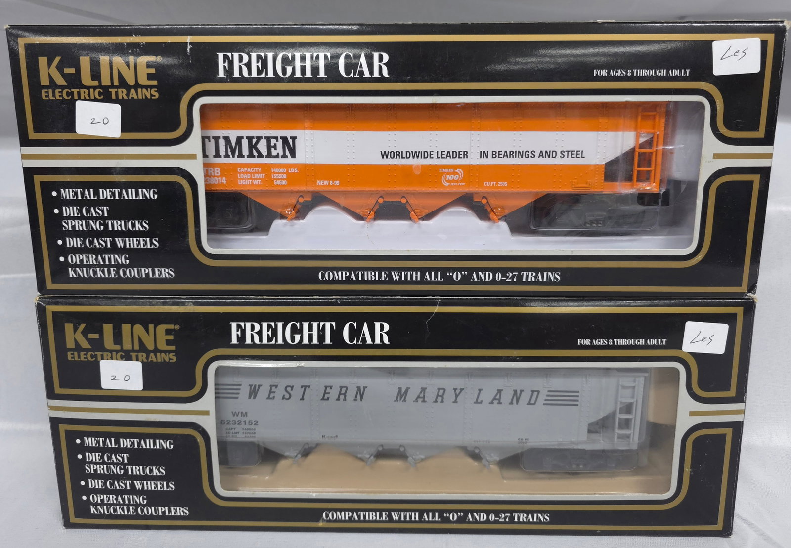 K-Line Hopper Lot of 2 (NIB) C-10 (1 of 2)