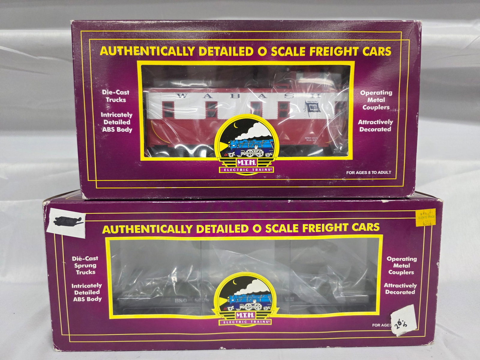 MTH Flat Car & Caboose (NIB) C-10 (1 of 2)