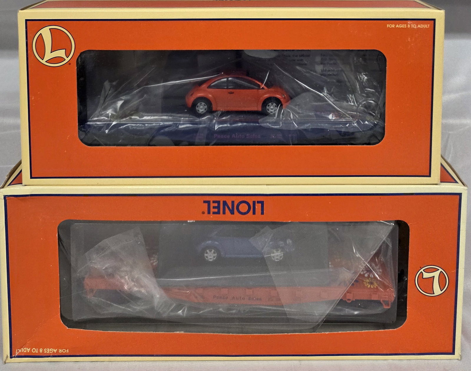Lionel Flatcar w/ VW (Beetle) Bug Lot of 2 (NIB) (1 of 10)