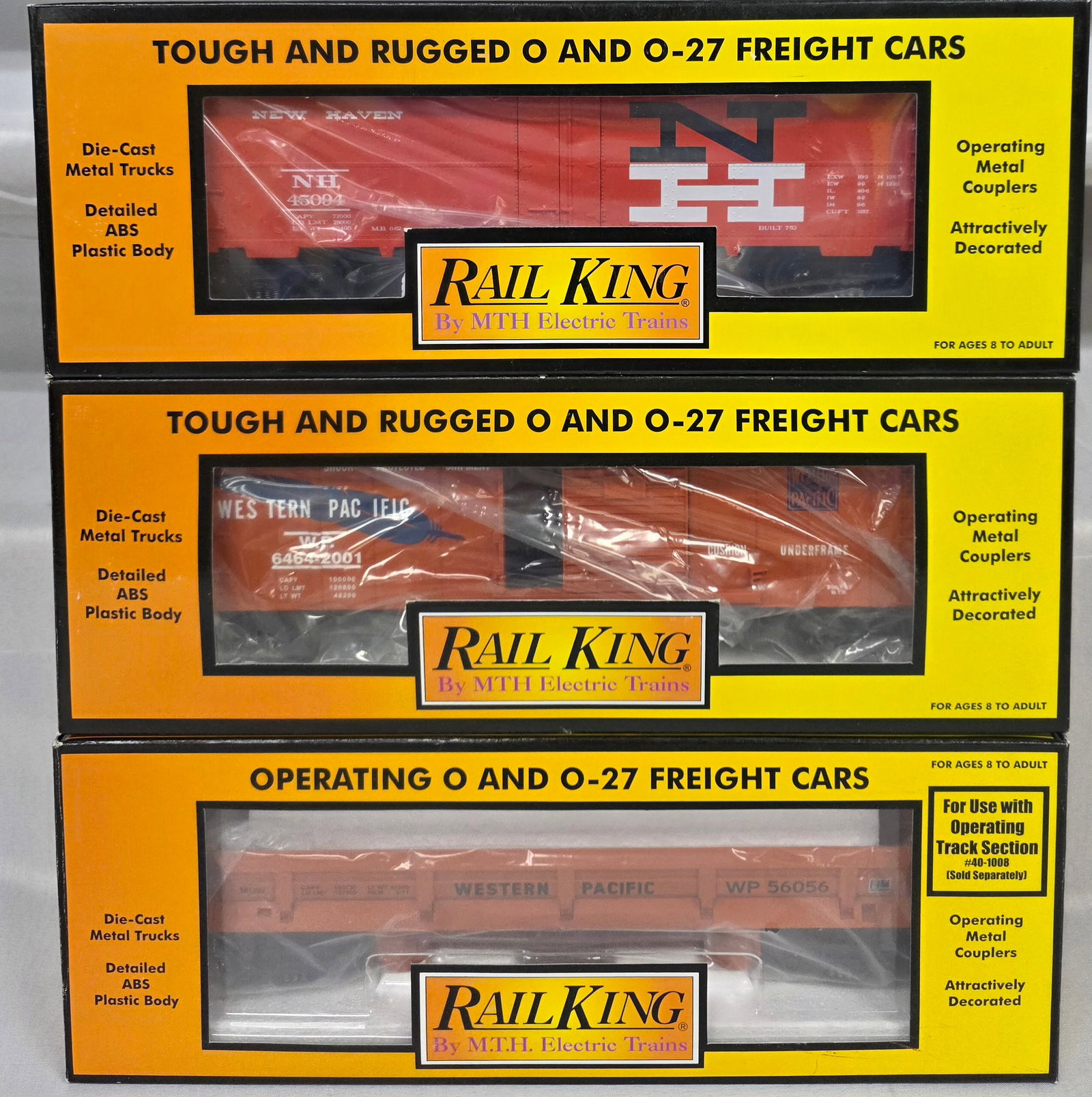 RailKing WP & NH Rolling Stock Lot of 3 (1 of 2)