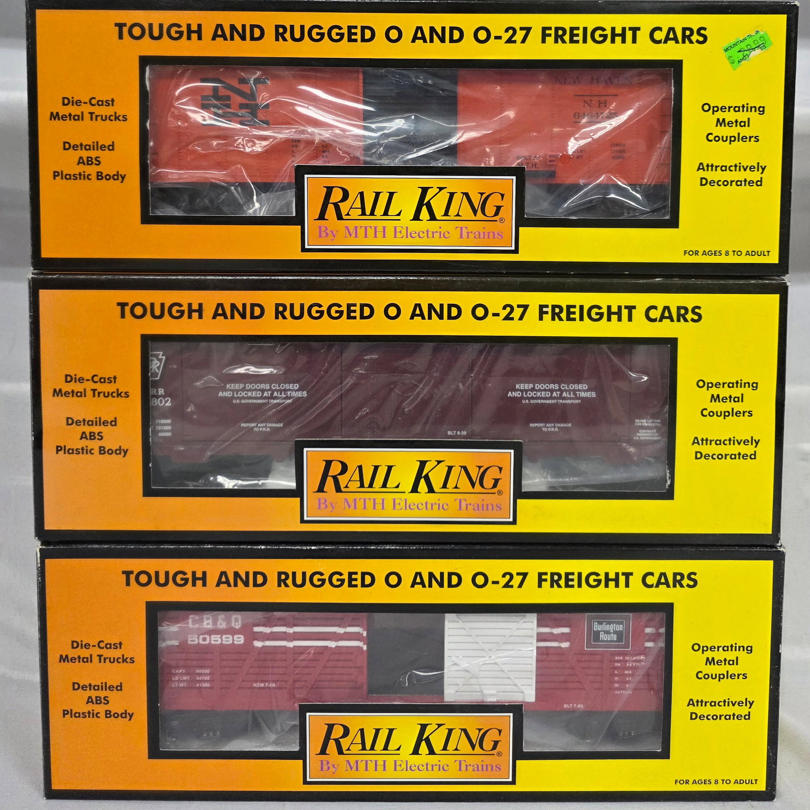 RailKing Box & Stock Car Lot of 3 (1 of 2)