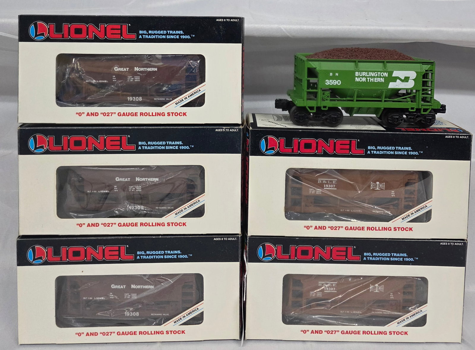 Lionel & Atlas GN/B & LE Ore Car w/ Load (1 of 3)