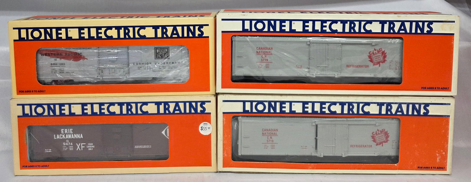 Lionel Boxcar Lot of 4 (1 of 2)
