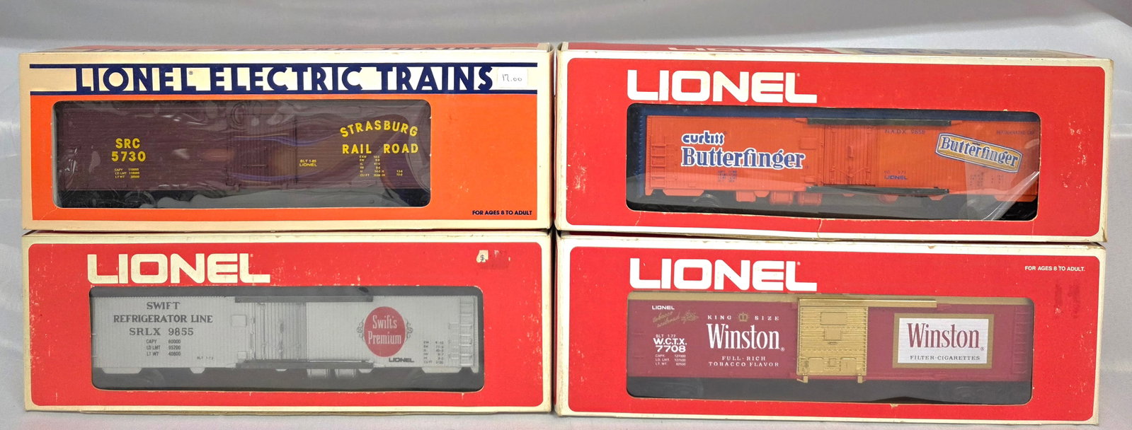 Lionel Reefer and Boxcar Lot of 4 (NIB) (1 of 2)
