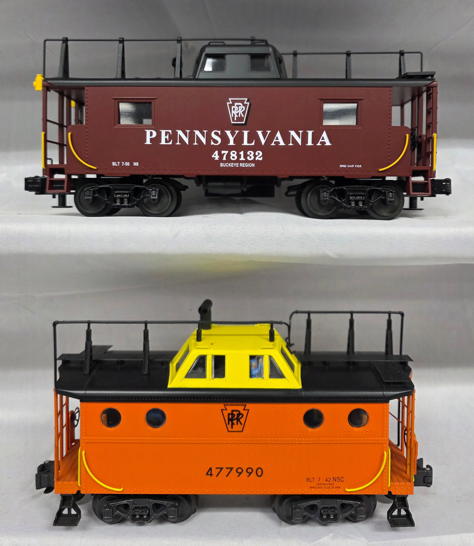 MTH and K-Line Pennsylvania Caboose Lot of 2 (1 of 5)