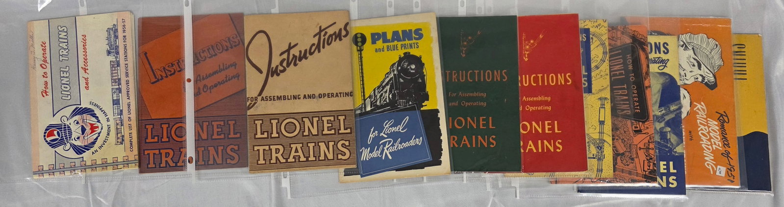 Lionel Postwar Instruction Manual Lot 12 (1 of 1)