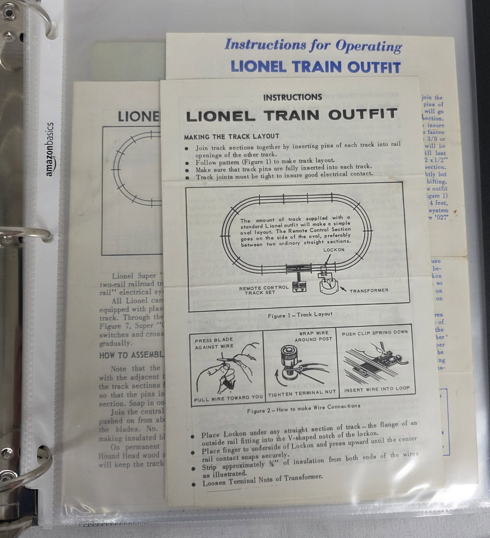 Lionel Postwar Instruction Manual Lot (1 of 5)