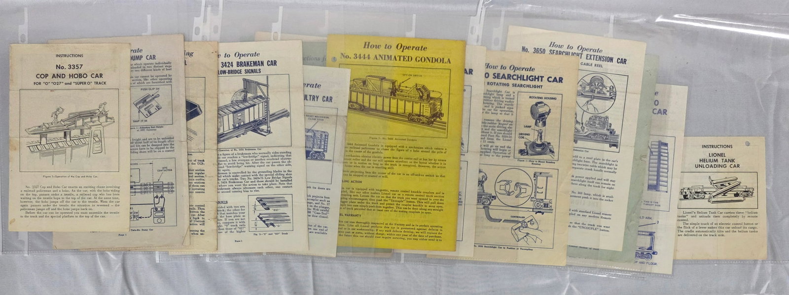 Lionel Postwar Instruction Manual Lot (1 of 1)